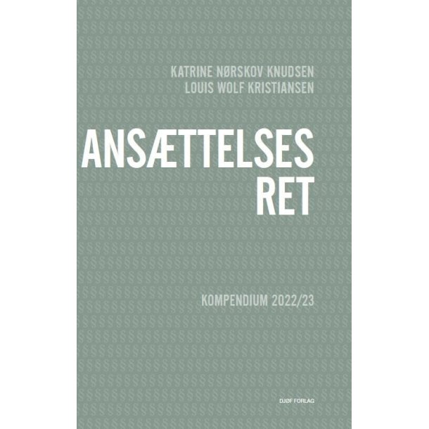 Kompendium i ansttelsesret